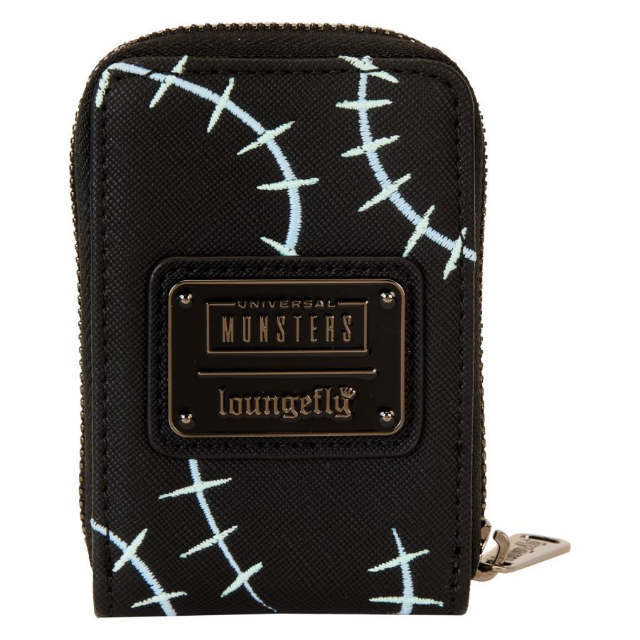 Thumbnail: Loungefly-Universal Monsters - Bride of Frankenstein Neon Mask Zip Wallet
