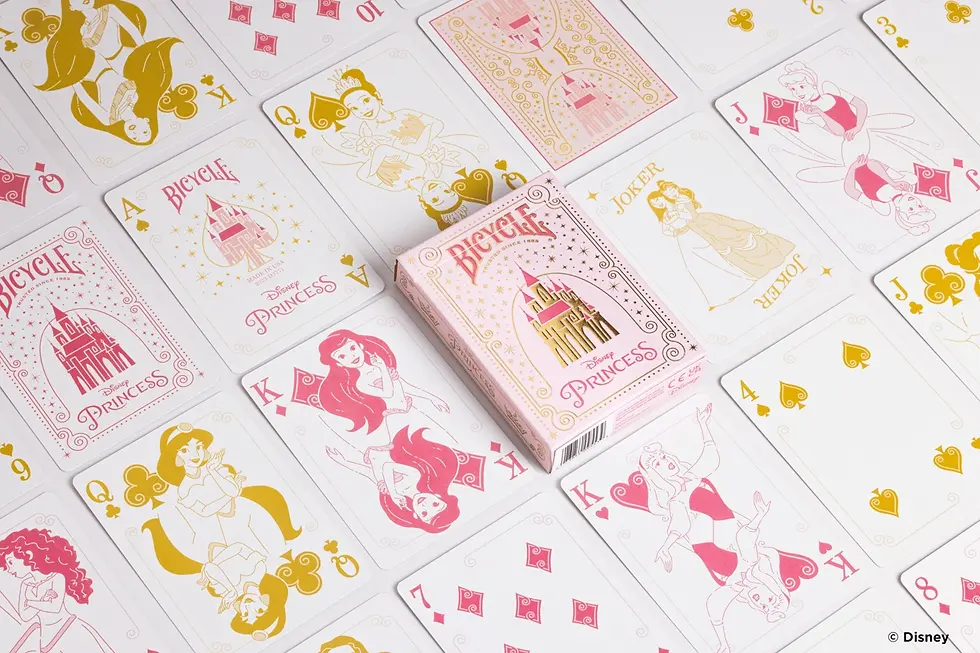 Thumbnail: Bicycle Disney Princess Pink Cards