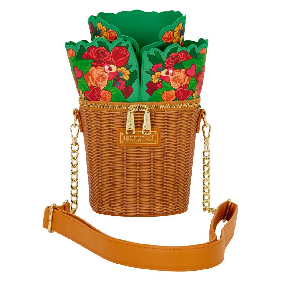 Thumbnail: Loungefly - Flower Basket Figural Crossbody Bag rear view