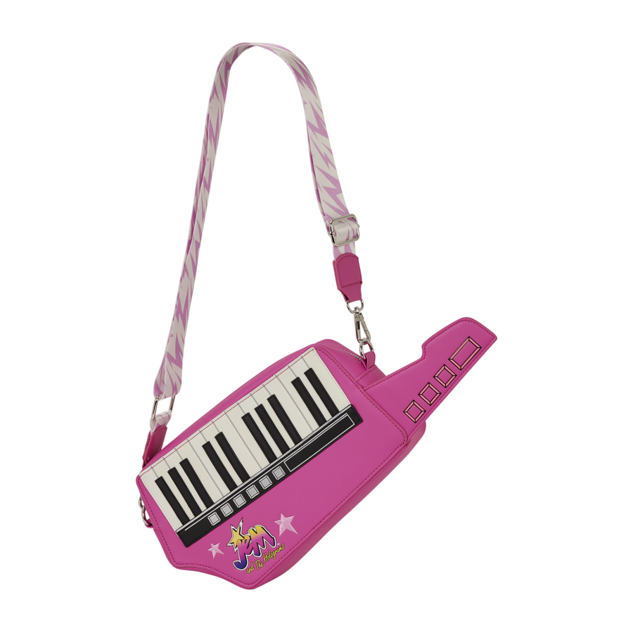 Loungefly-Jem & The Holograms Figural Keytar Crossbody