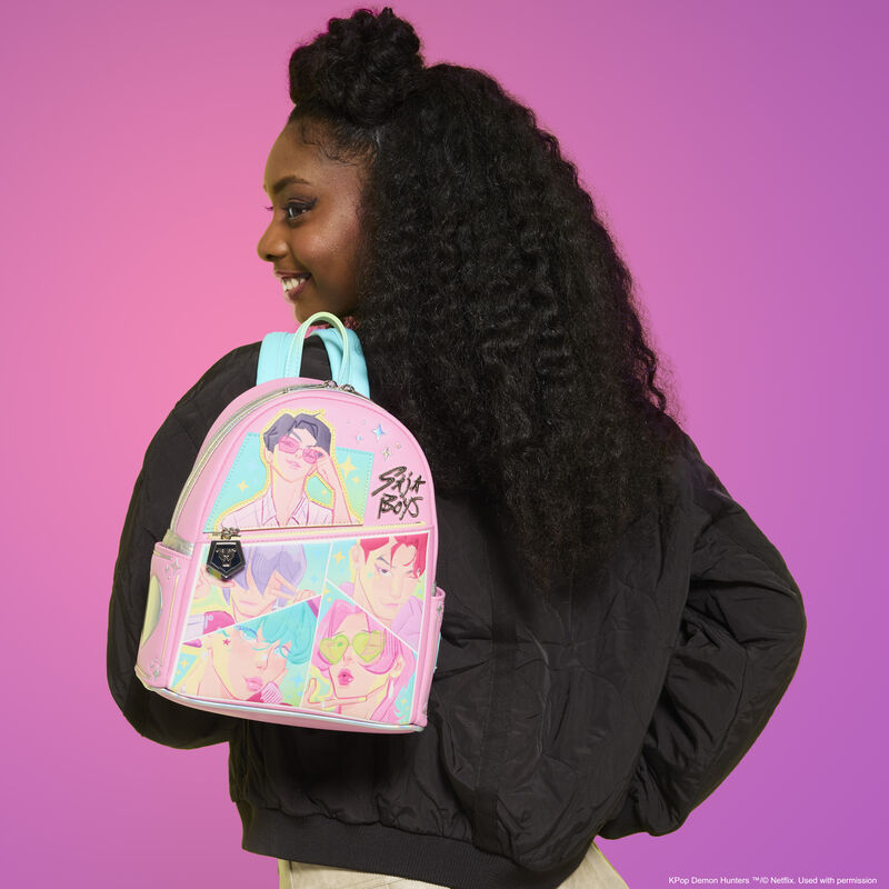 Thumbnail: Loungefly-KPop Demon Hunters Saja Boys Mini Backpack model