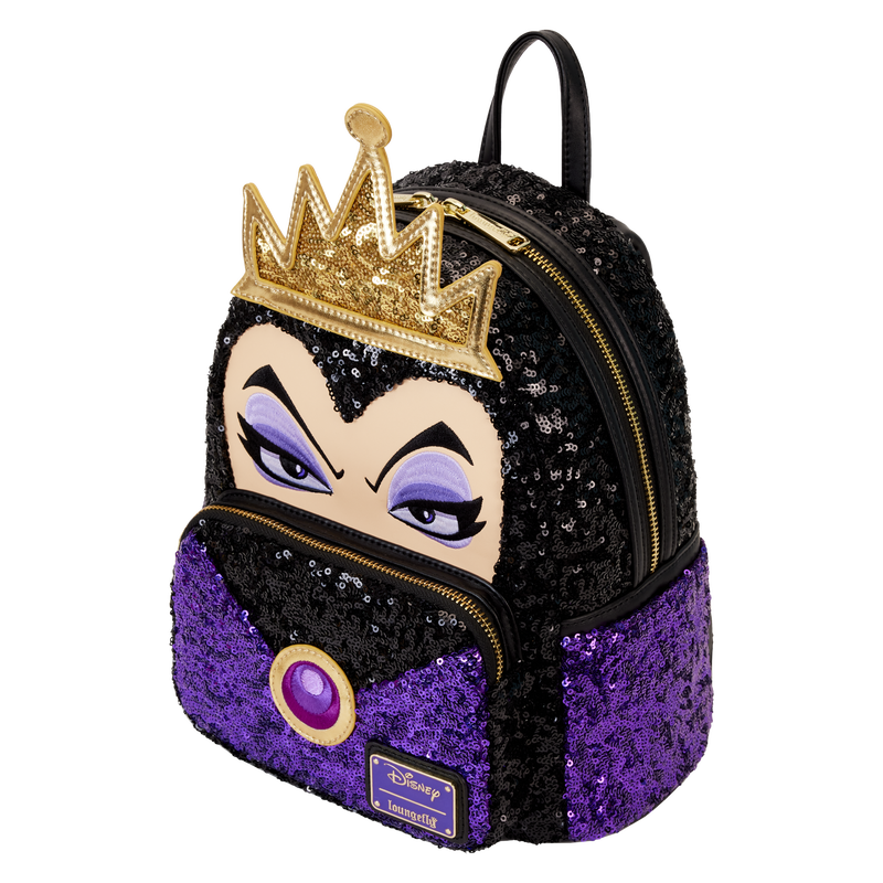 Thumbnail: Loungefly-Disney Snow White Evil Queen Exclusive Sequin Cosplay Mini Backpack