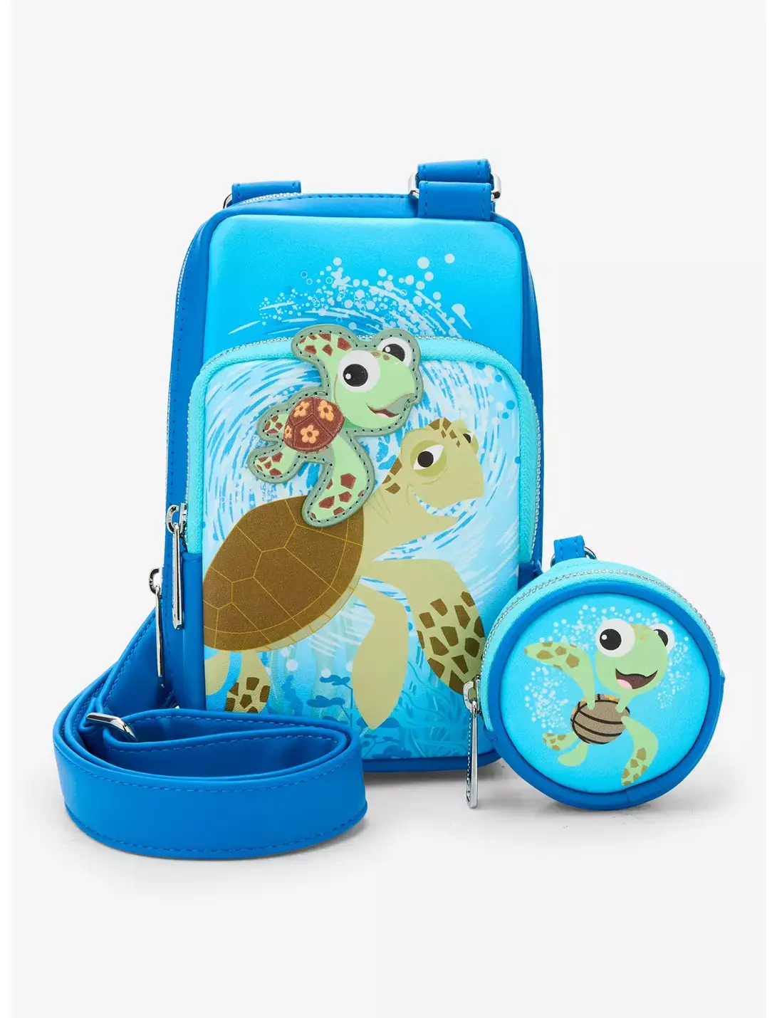 Loungefly- Disney Pixar Finding Nemo Crush & Squirt Crossbody Bag