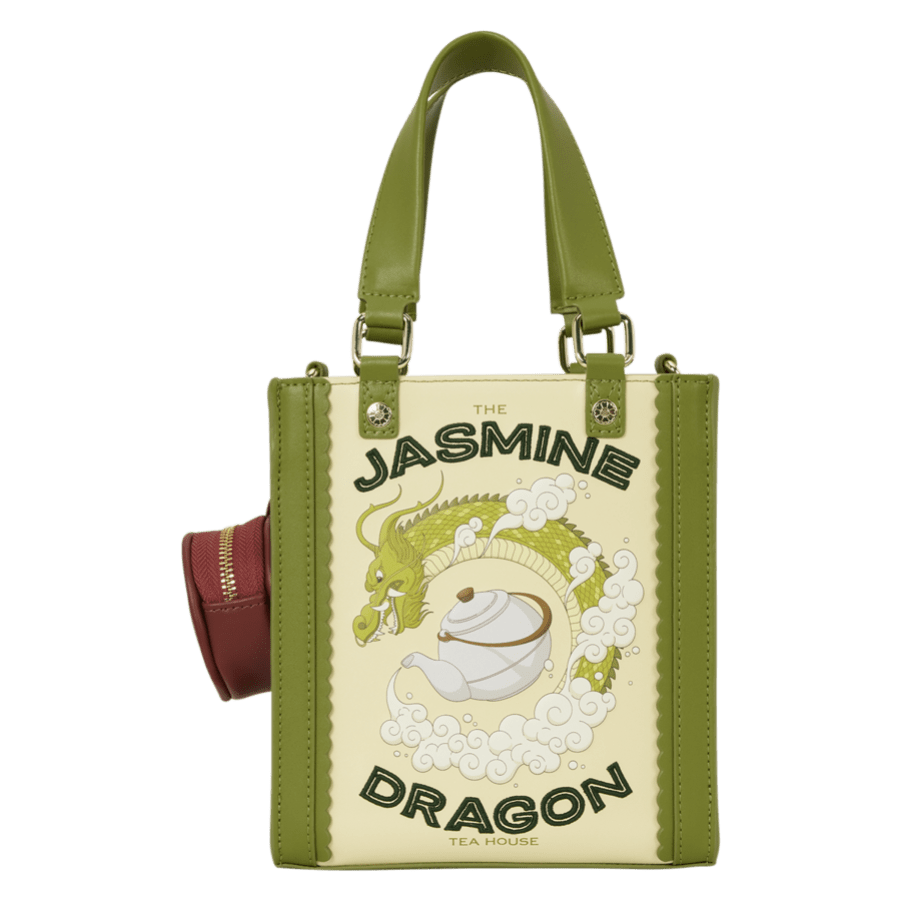 Loungefly-Avatar The Last Airbender –Jasmine Dragon Tote Crossbody Coin purse