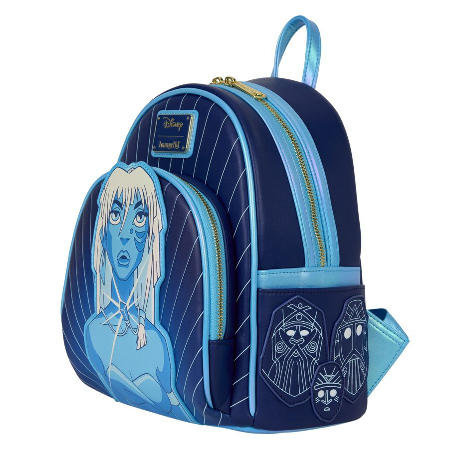 Thumbnail: Loungefly- Atlantis - Kida Glow Mini Backpack side view