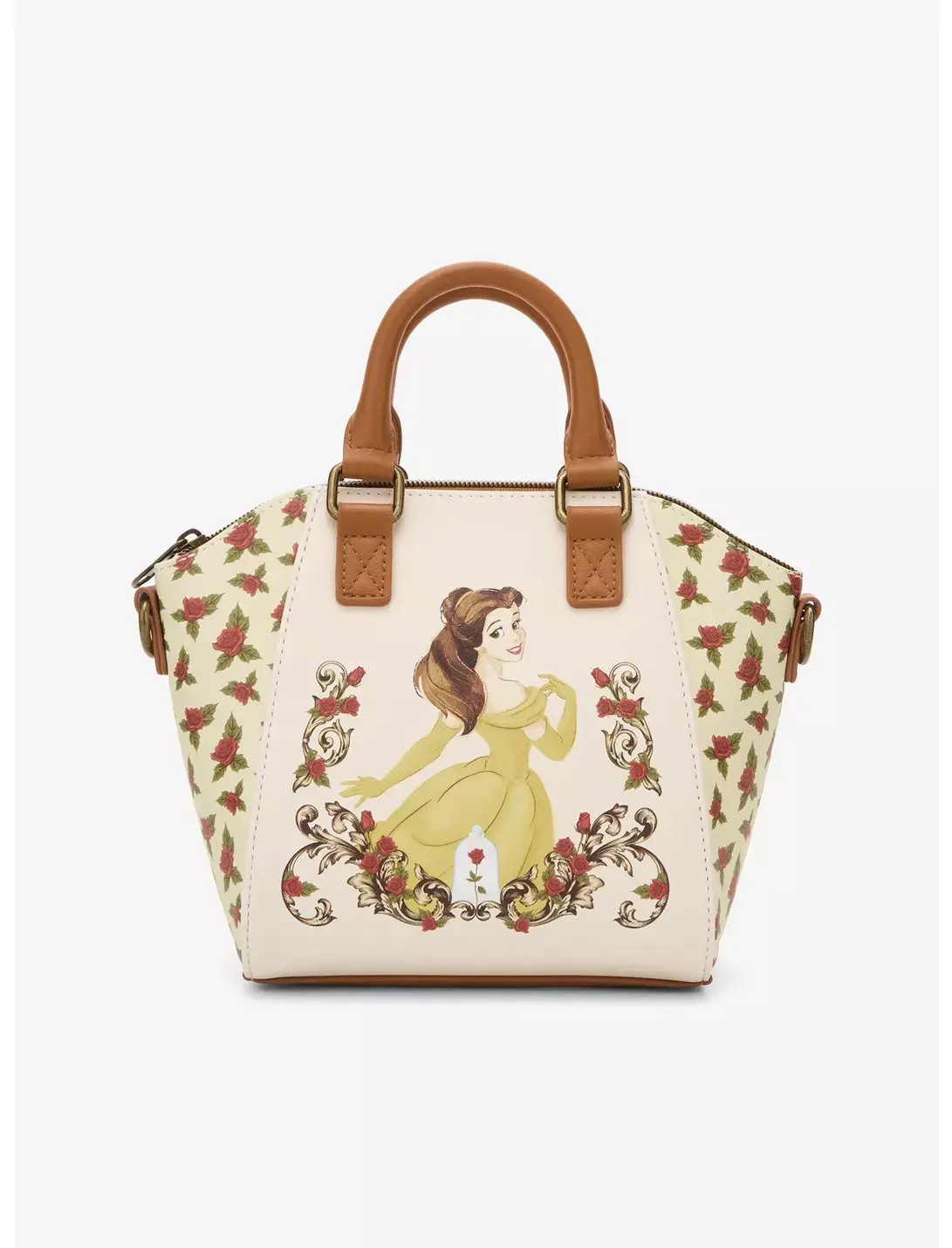 Loungefly Disney Beauty And The Beast Floral Mini Satchel Bag