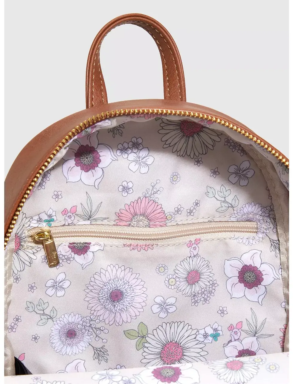 Thumbnail: Loungefly- Disney Winnie the Pooh Floral Allover Print Mini Backpack