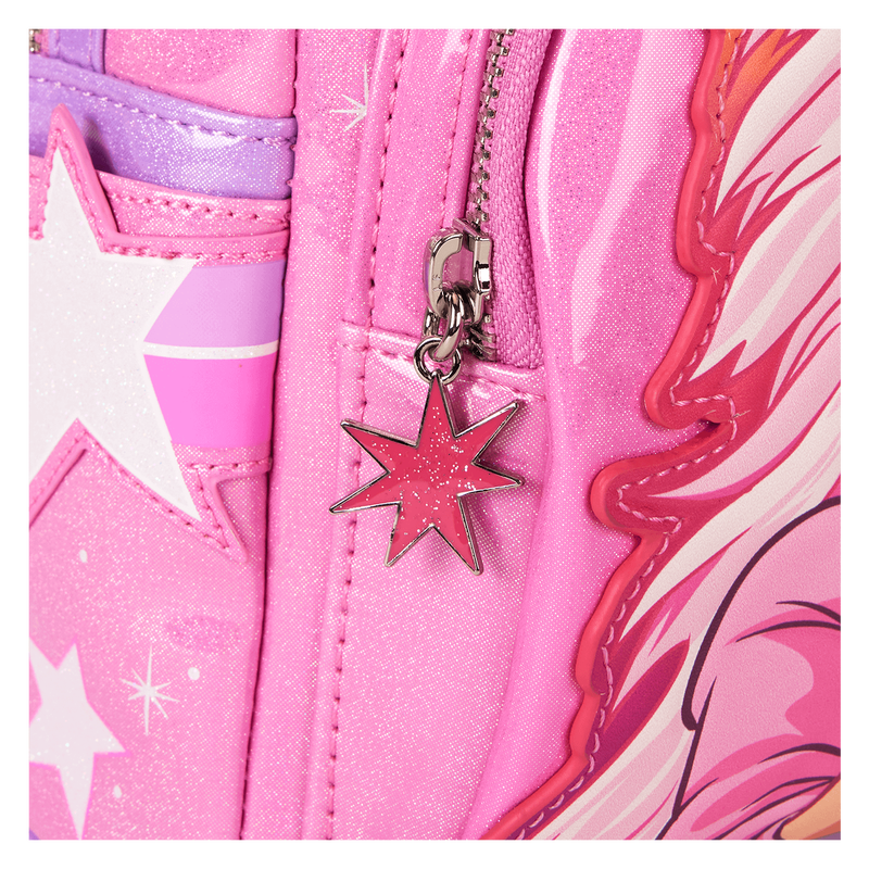 Thumbnail: Loungefly-Lt Ed Jem and The Holograms Light Up Mini Backpack & Cardholder