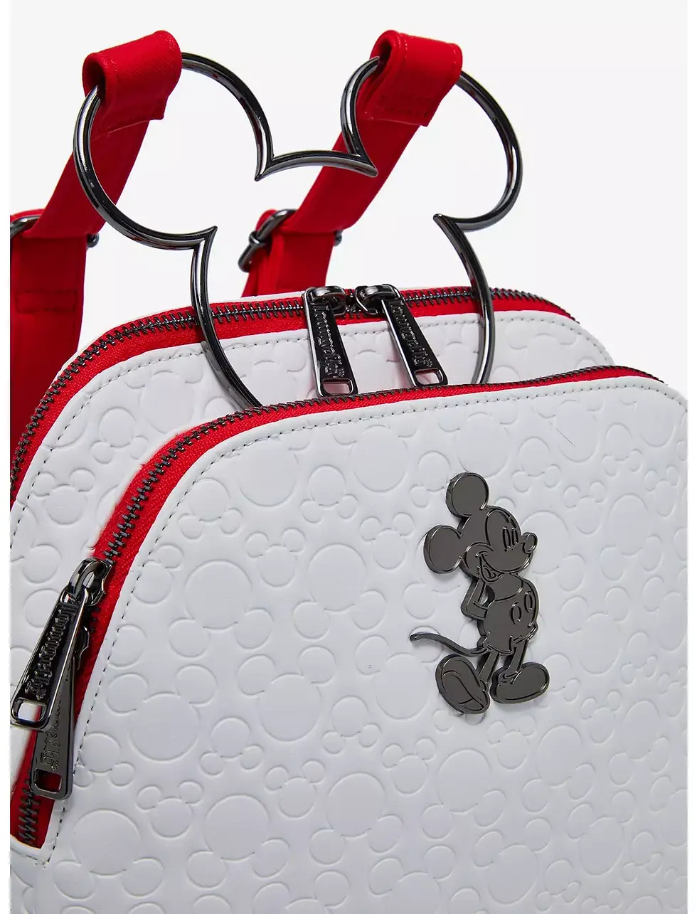 Thumbnail: Loungefly- Disney Mickey Mouse Figural Handle Mini Backpack