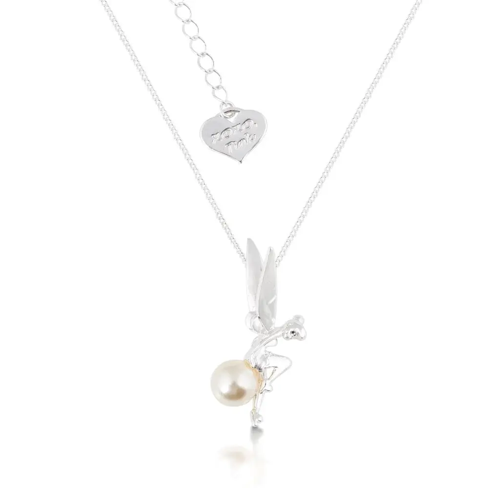 Couture Kingdom- Tinker Bell Pearl Necklace- Silver