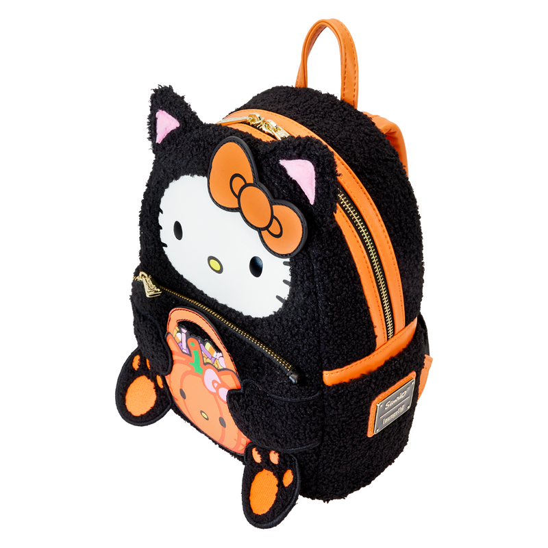 Thumbnail: Loungefly-Sanrio Exclusive Hello Kitty Costume Sherpa Glow Mini Backpack