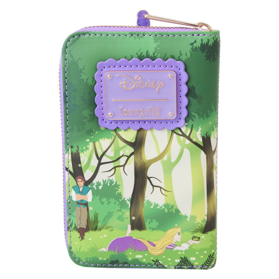 Thumbnail: Loungefly- Tangled - Rapunzel Swinging Zip Around Wallet