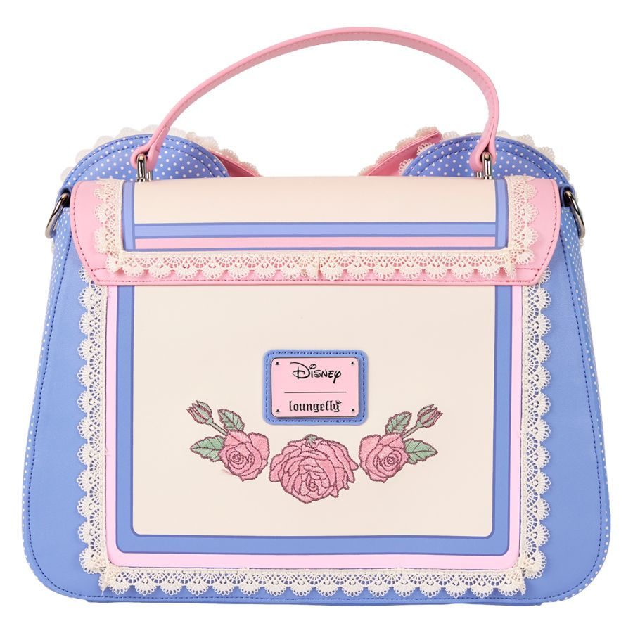 Thumbnail: Loungefly-Disney - Minnie Floral & Lace Ears Crossbody Bag