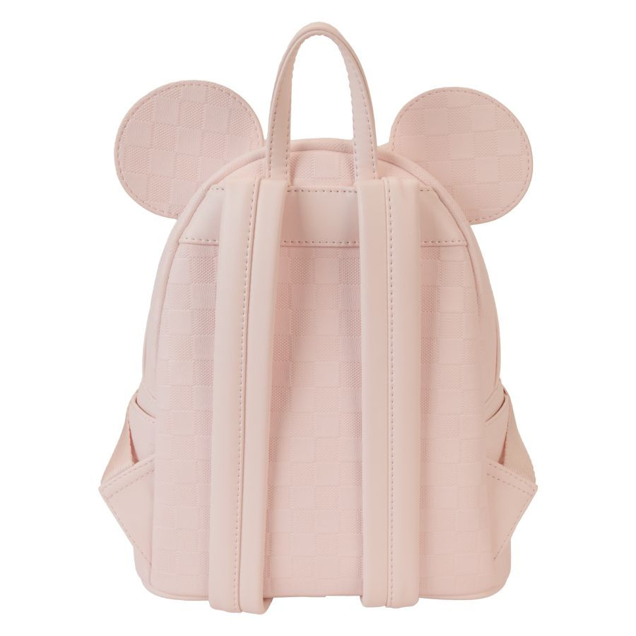 Thumbnail: Loungefly-Disney - Minnie Ear Evergreen Mini Backpack rear view