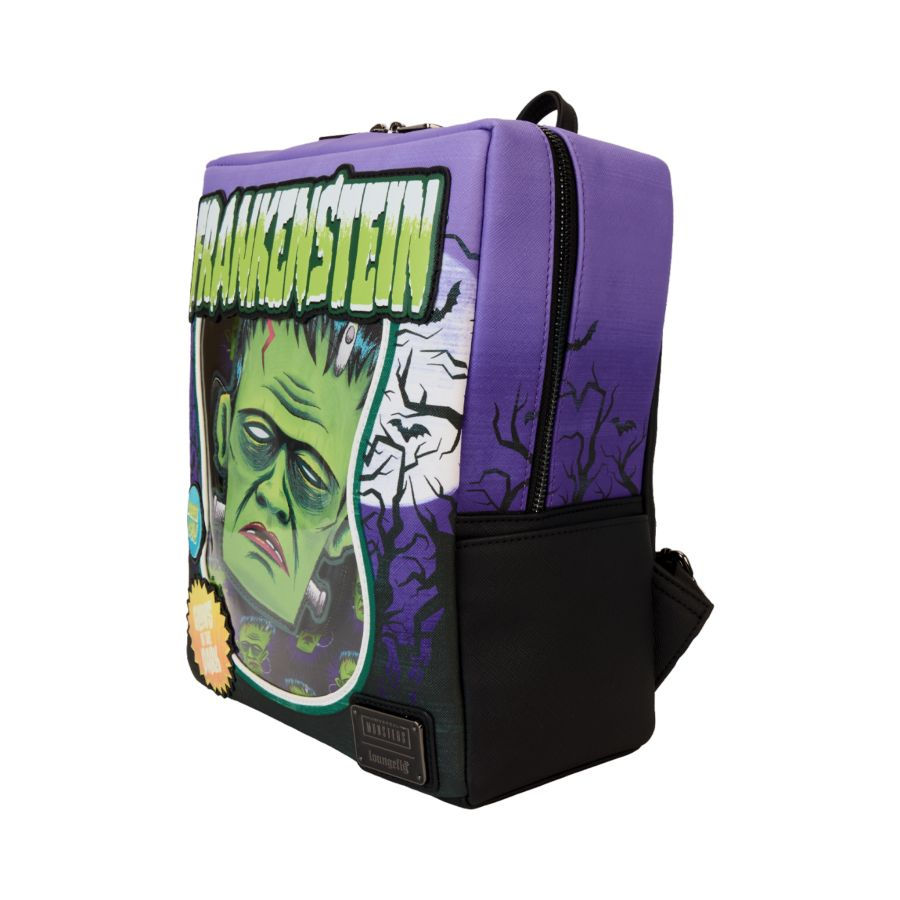 Thumbnail: Loungefly-Universal Monsters - Frankenstein Neon Mask Mini Backpack