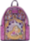 Loungefly Disney Stained Glass: Rapunzel Mini-Backpack