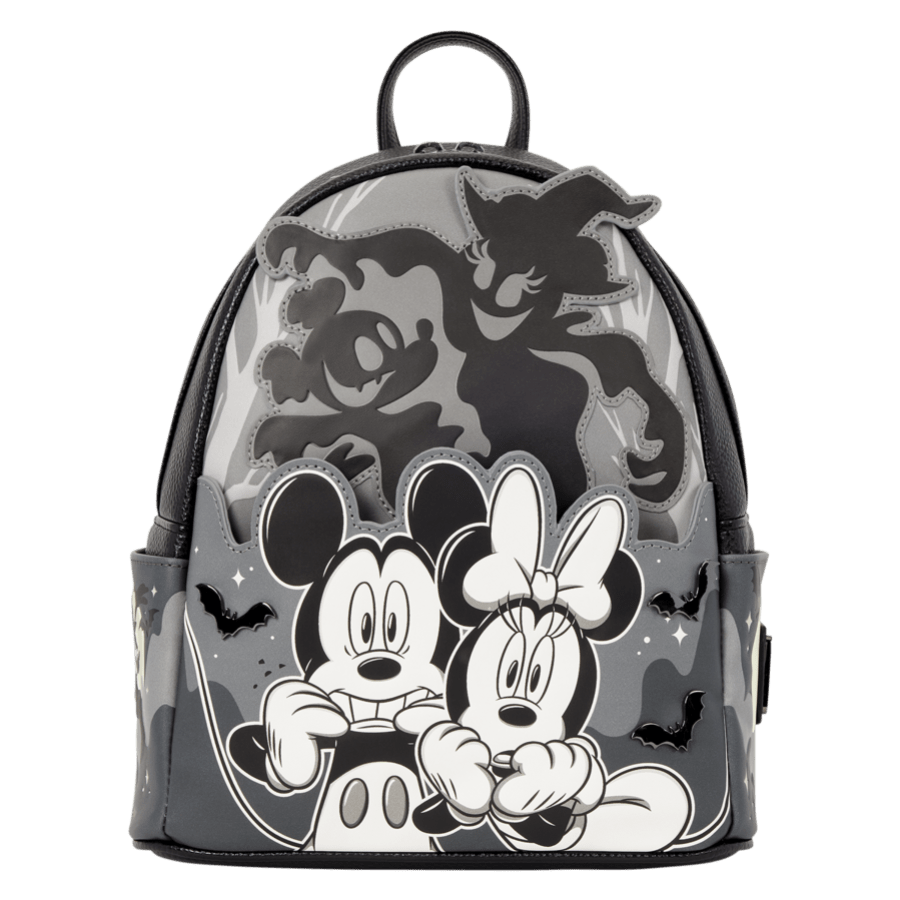 Loungefly - Disney – Mickey & Minnie Ghost Light Up Glow Mini Backpack 2