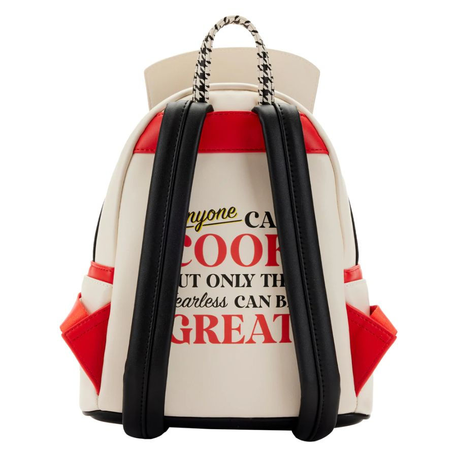 Thumbnail: Loungefly Pixar Ratatouille 15th Anniversary Linguini Glow Cosplay Mini Backpack rear