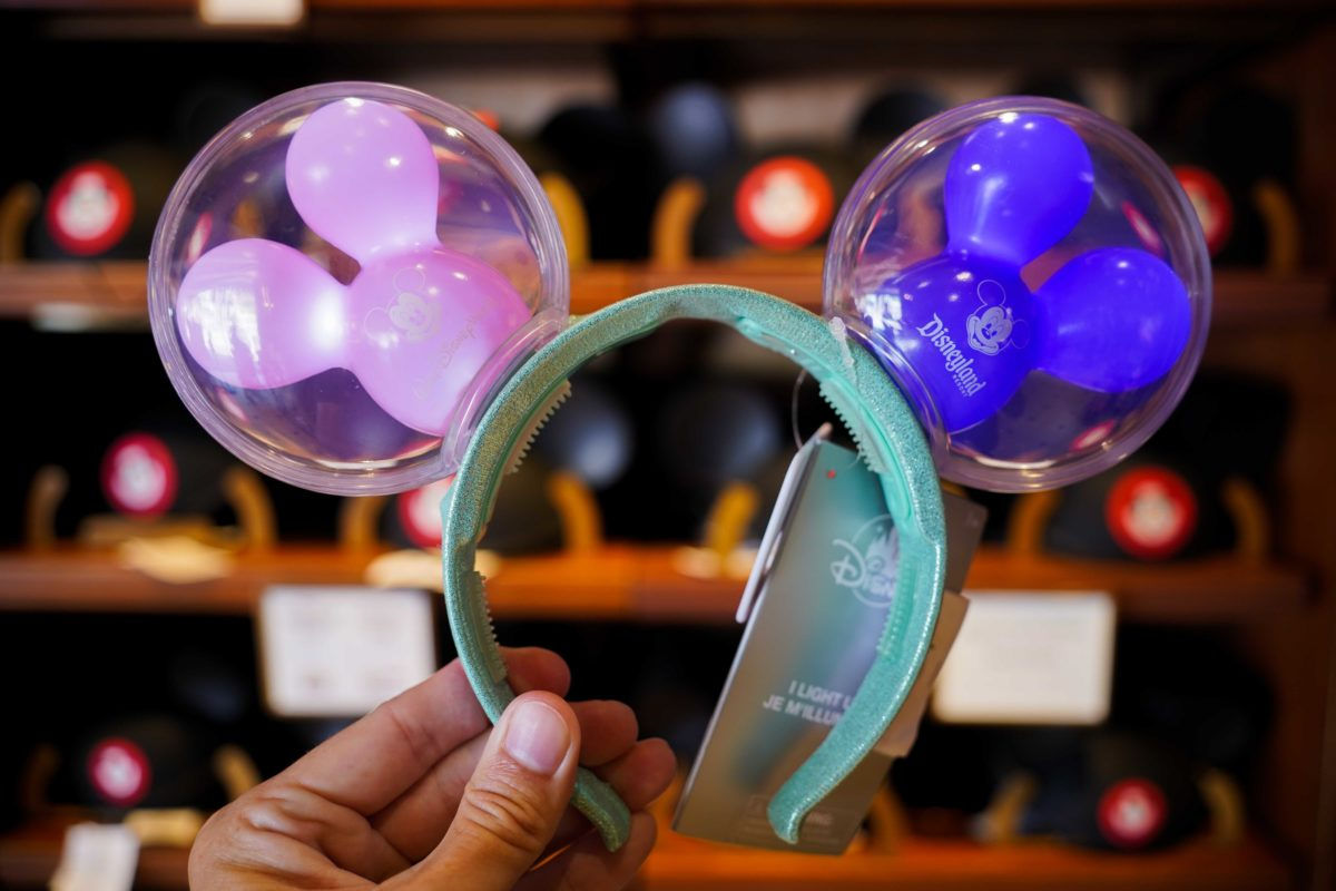 Mickey Mouse Balloon Light-Up Mouse Ear Headband Floats into Walt Disney World