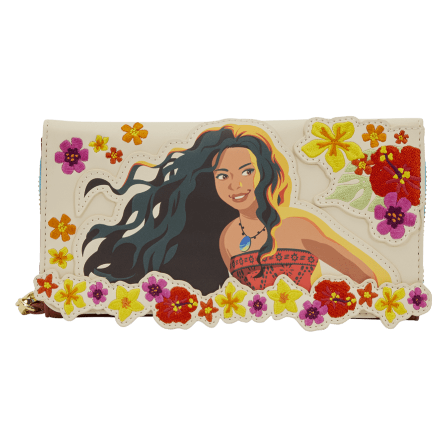 Loungefly- Disney- Moana – Live Action Zip Around Wallet