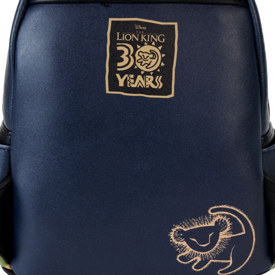 Thumbnail: Loungefly-Lion King (1994): 30th Anniversary-Hakuna Matata Silhouette Mini Back rear up close