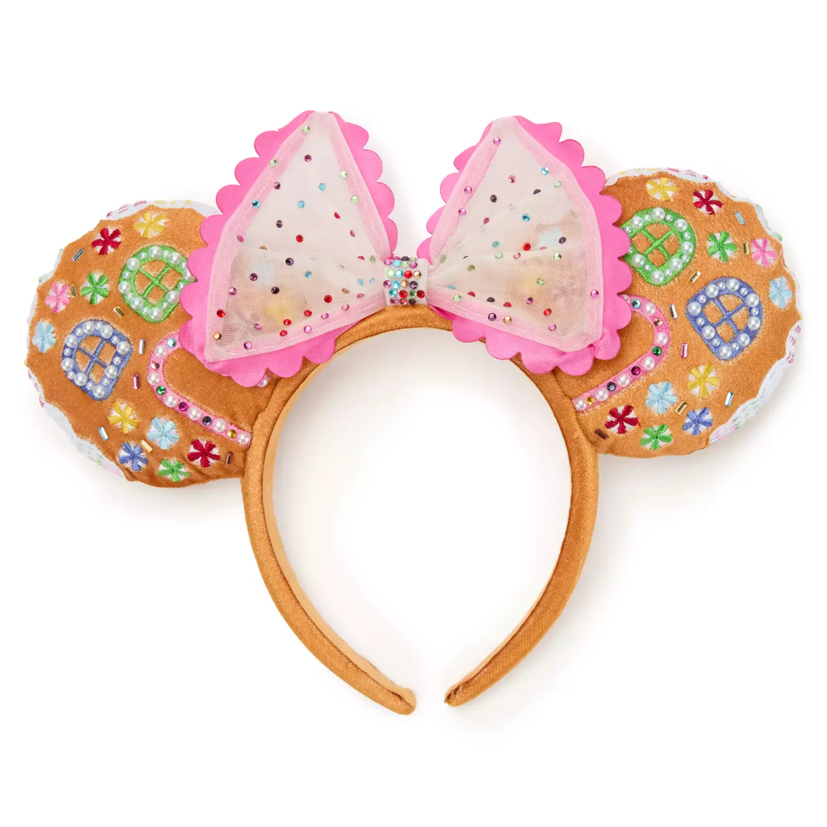 Disney- Minnie Mouse Gingerbread Ear Headband for Adults by BaubleBar