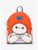 Loungefly Disney Big Hero 6 Baymax Lenticular Heart Hands Mini Backpack