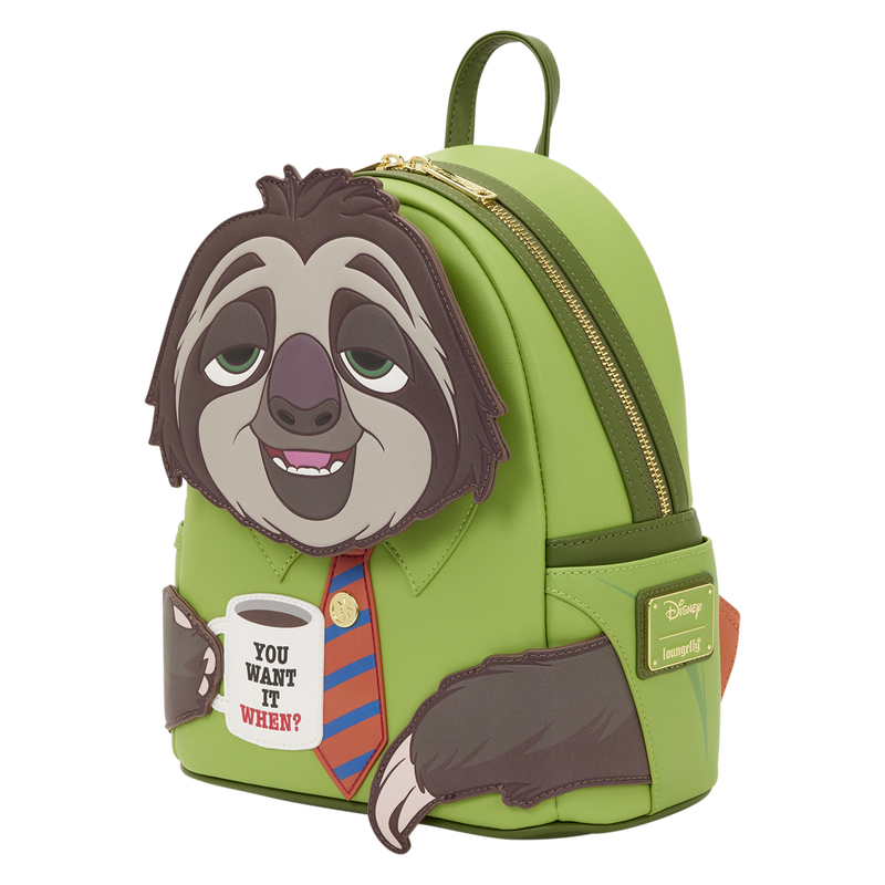 Thumbnail: Loungefly- Disney Zootopia Exclusive Flash Cosplay Mini Backpack side view