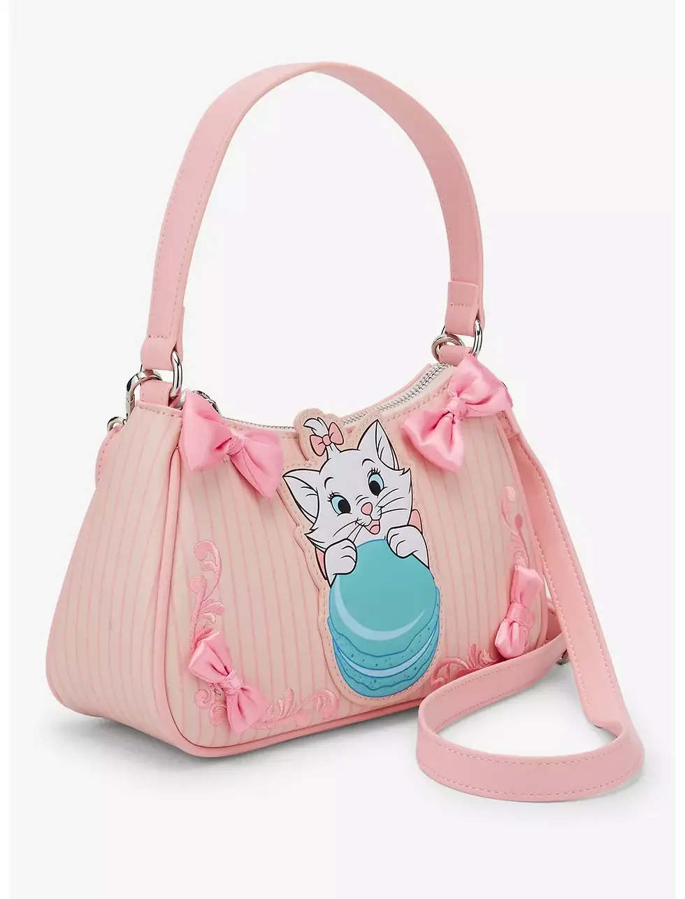 Thumbnail: Loungefly Disney The Aristocats Macaron Bow Crossbody Bag