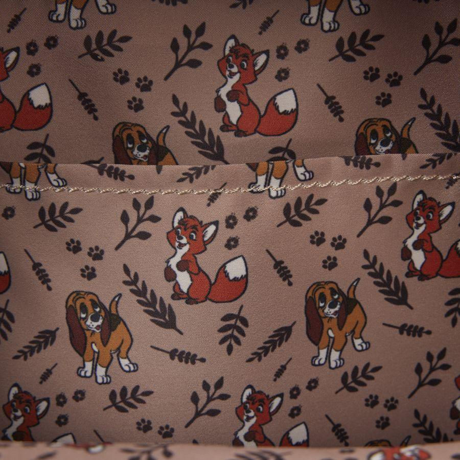 Thumbnail: Loungefly- Disney- Fox & the Hound – Mini Backpack inside view