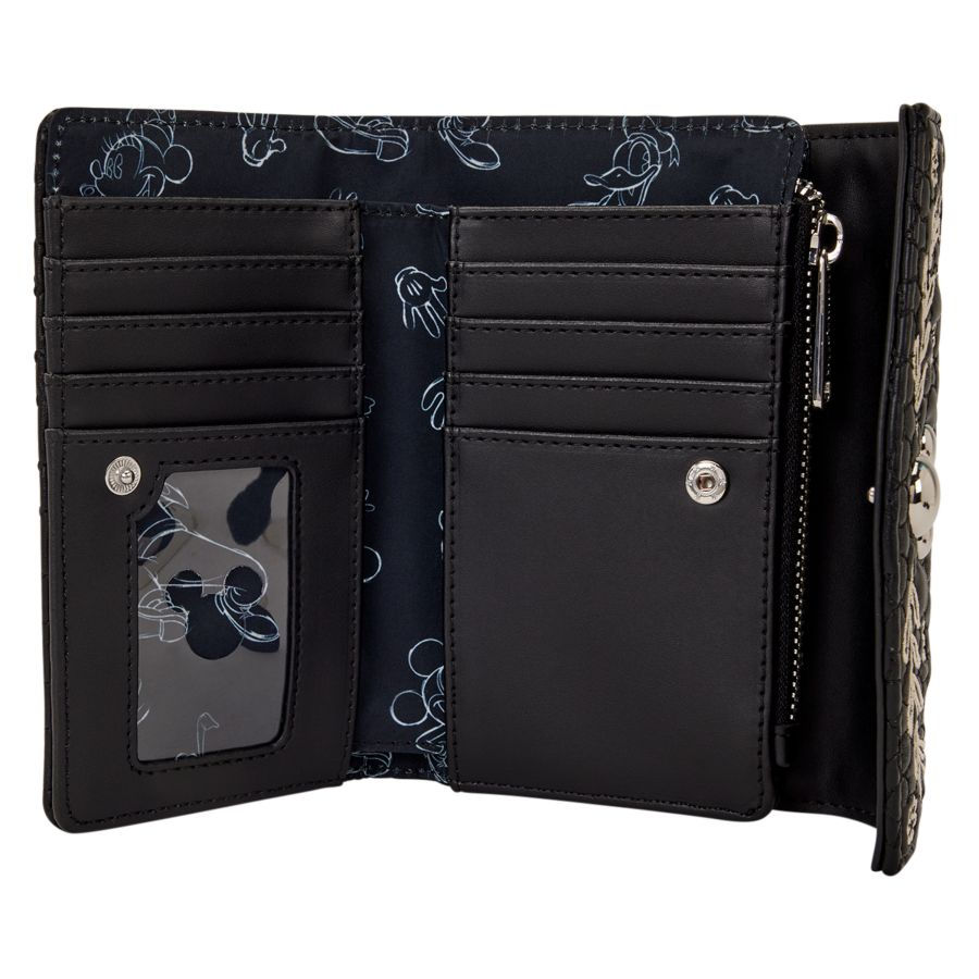 Thumbnail: Loungefly-Disney - Mickey Mouse Sketched Bifold Wallet inside view