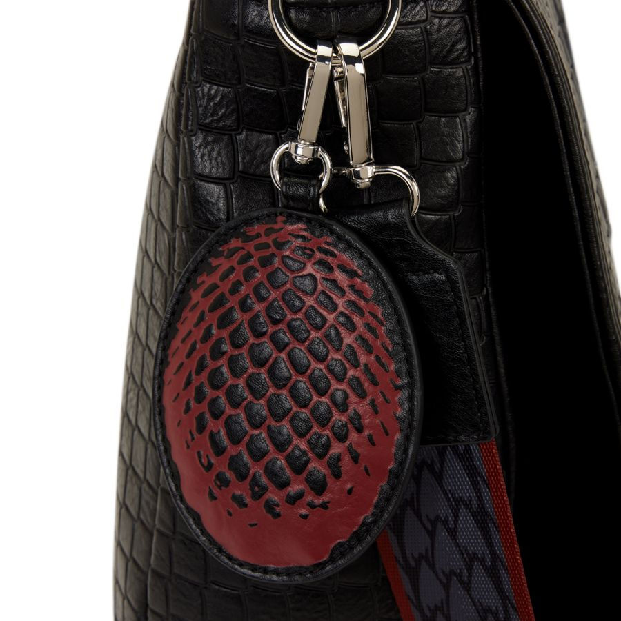 Thumbnail: Loungefly-House Of The Dragon - Crossbody Messenger Bag with Coin Bag up close