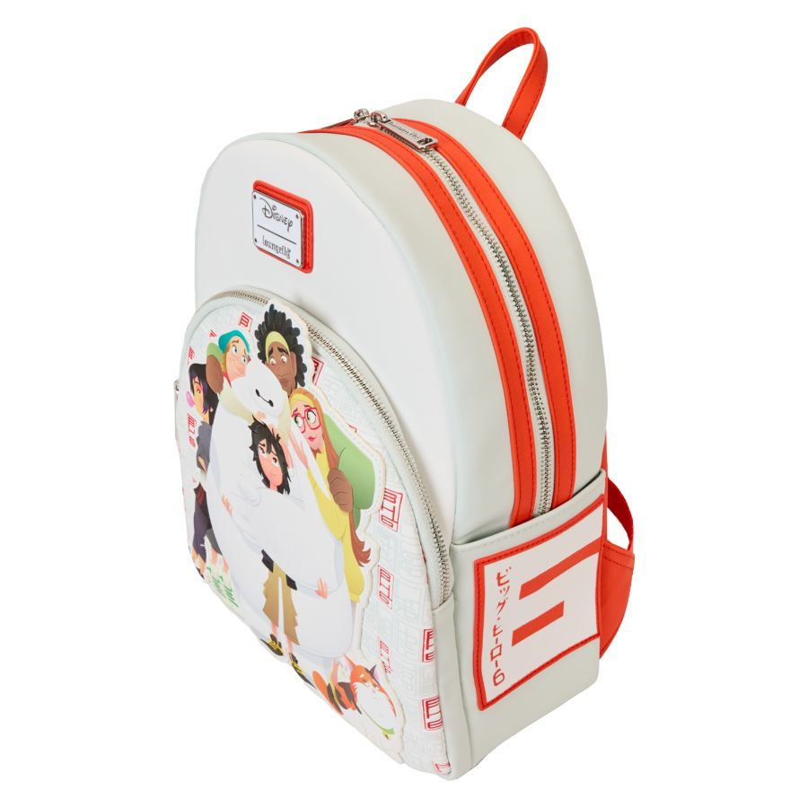 Thumbnail: Loungefly-Big Hero 6 - 10th Anniversary Baymax Gang Mini Backpack side view