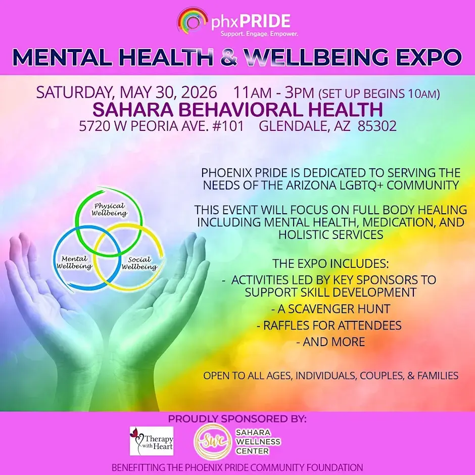 Phoenix Pride's 3rd Annual Mental Health & Wellness Event