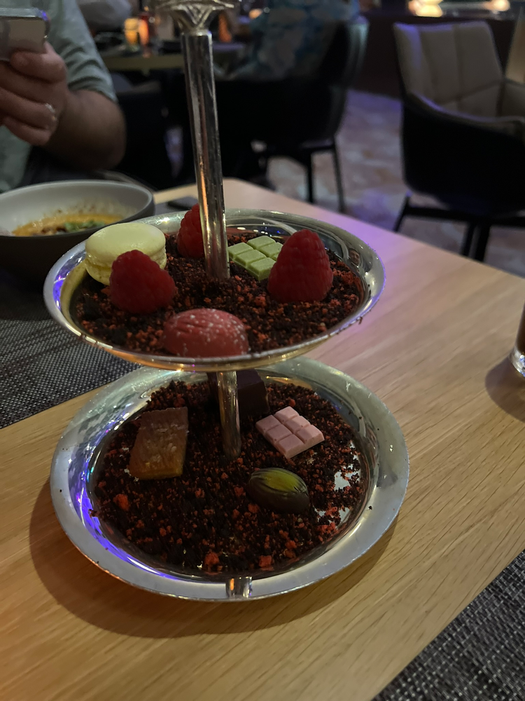 The petit fours or small bite-sized desserts Eden Celebrity Beyond