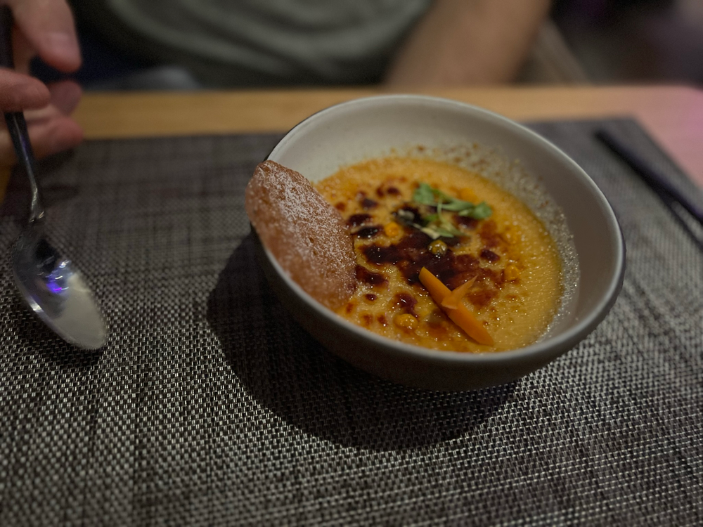 butterscotch creme brulee dessert Eden Celebrity Beyond