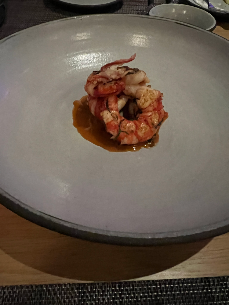 Pan-Roasted Carabinero Shrimp Eden Celebrity Beyond