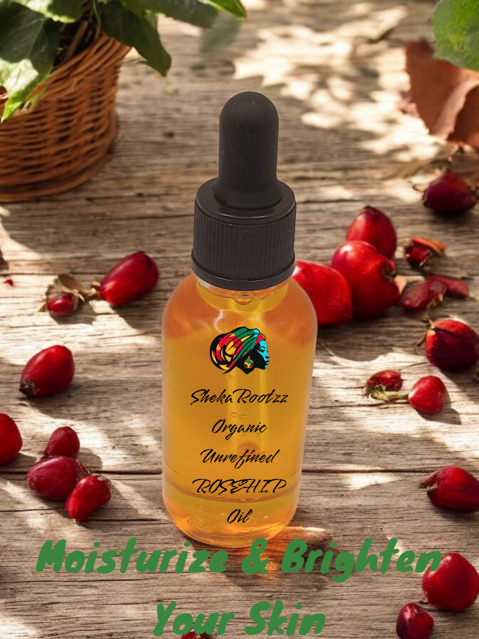 ShekaRootzz Organic ,Unrefined Rosehip Oil