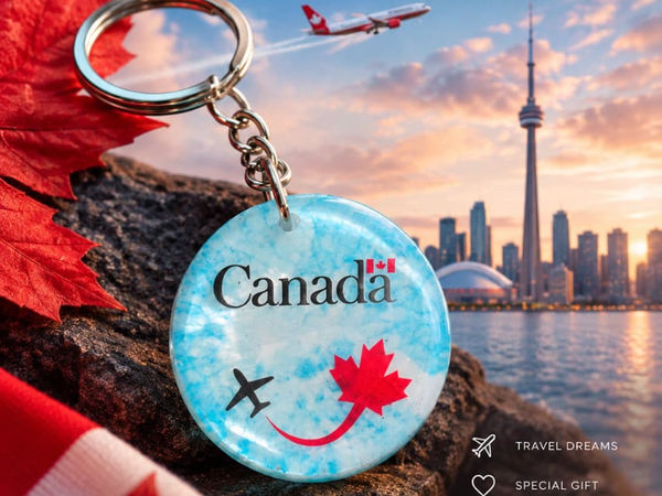 Qresh Resin Art Canada Handmade Keychain