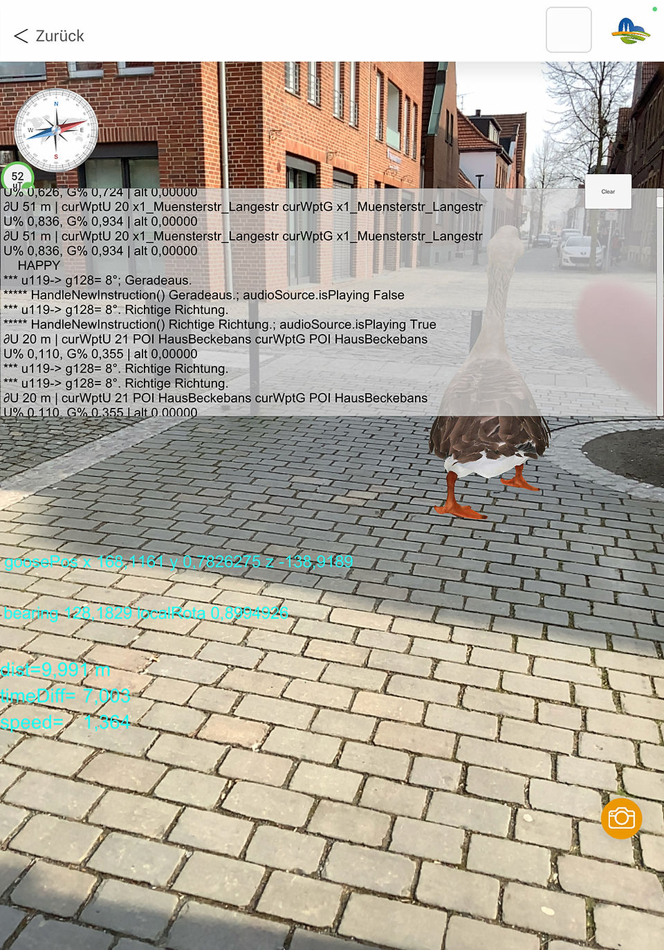 AR Prototyp, Test der AR Navigation | AVK Terwey XR