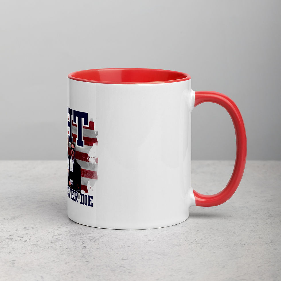 Thumbnail: "Legends Never Die!" Mug with Color Inside