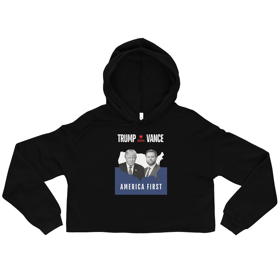 Thumbnail: TRUMP/VANCE CROP HOODIE
