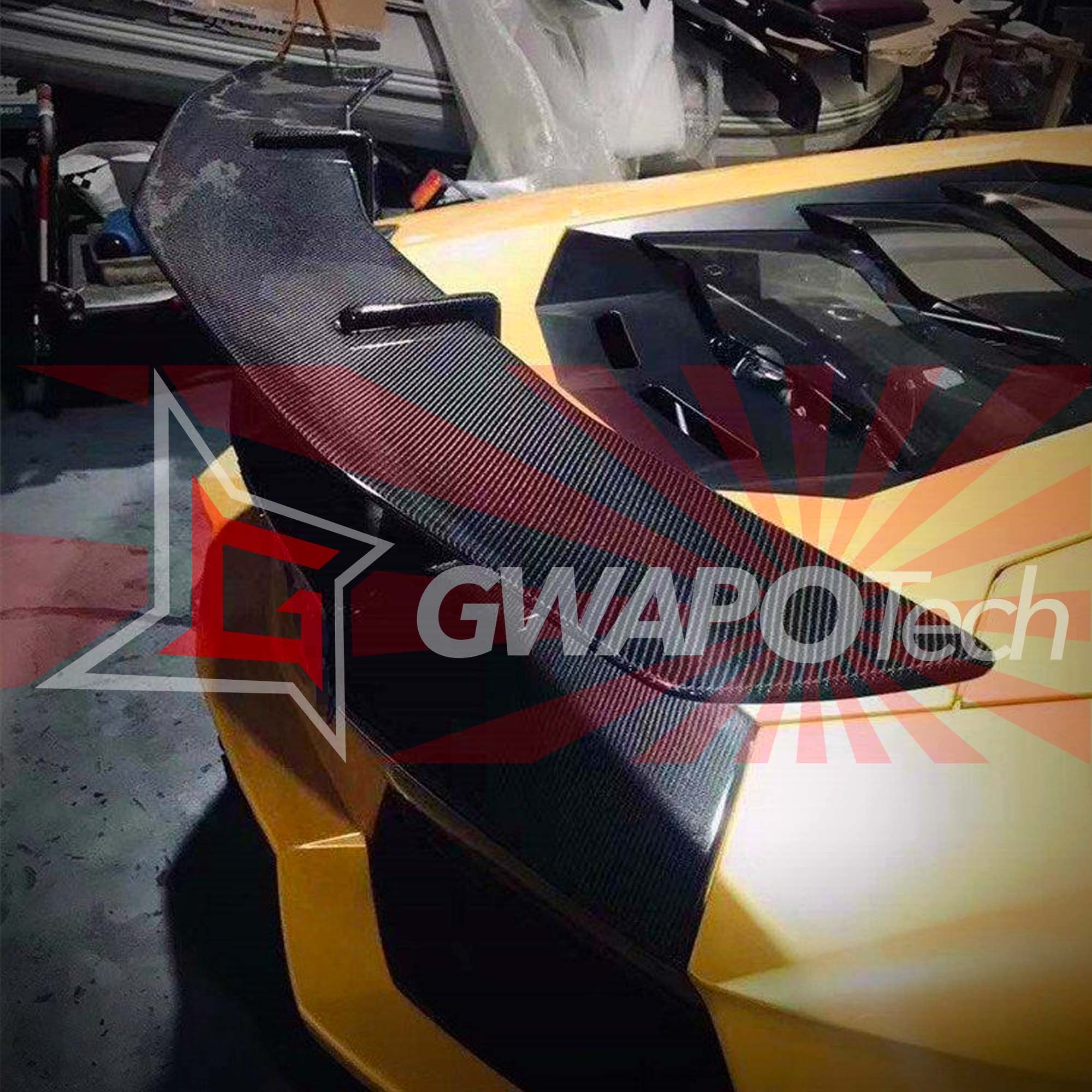 ランボルギーニアヴェンタドールLP700/720/740S/750SV リアウイングVer.4