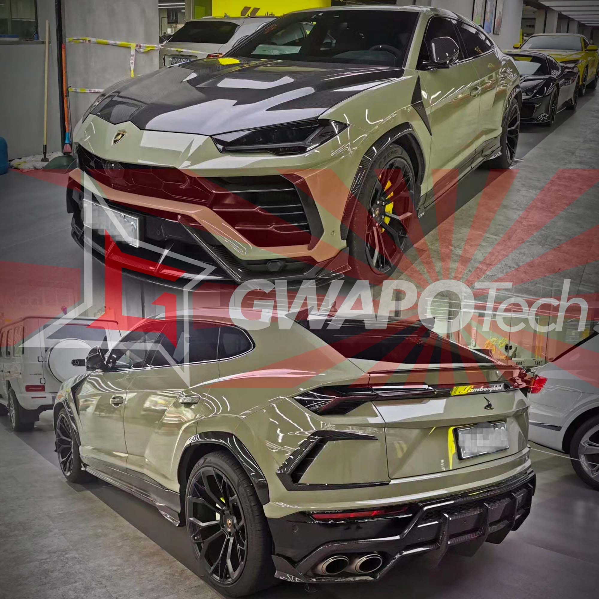 ランボルギーニウルスカーボンファイバーエアロフルセット