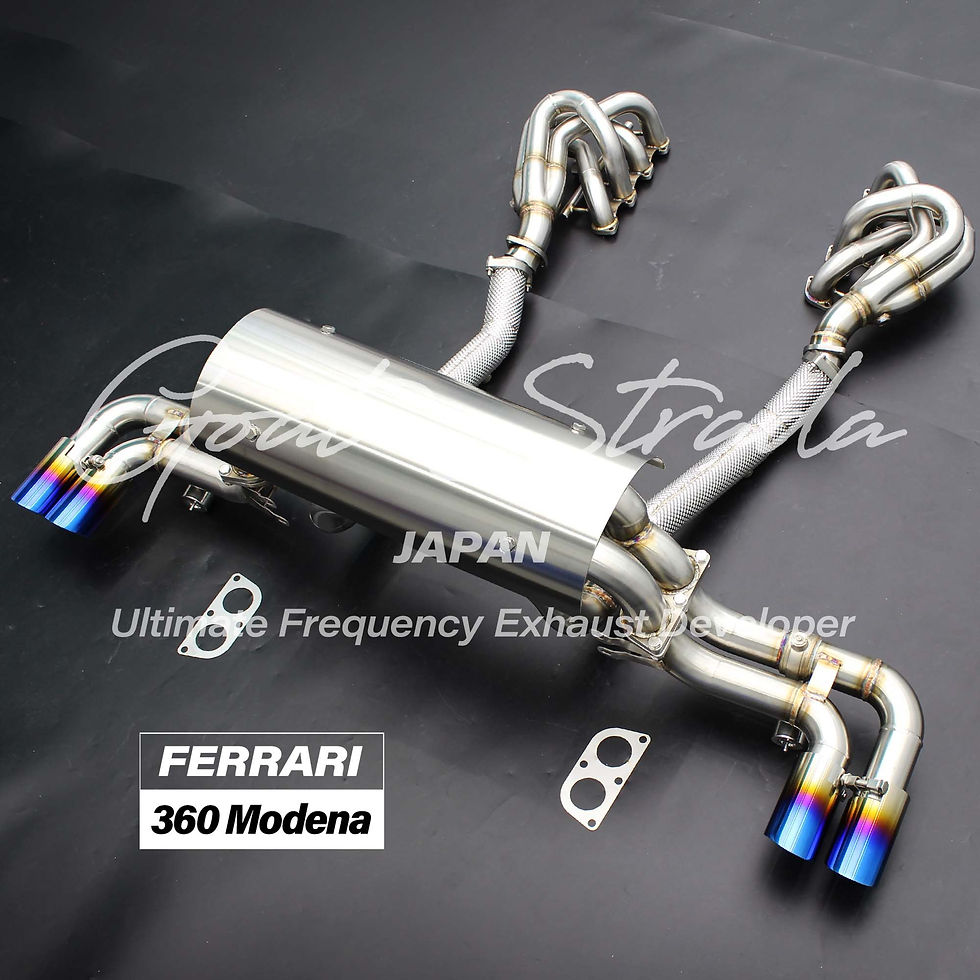 Ferrari 360 Modena F1 sound package Full Exhaust system