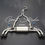 Thumbnail: BMW G30/38 525i/528i/530i/540i Titanium Valved Rear sport Exhaust+Mid pipe+tips
