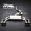 Thumbnail: Volkswage GOLF R Mk7.5 Sus304 R Valved rear Exhaust+Mid pipe+Tips