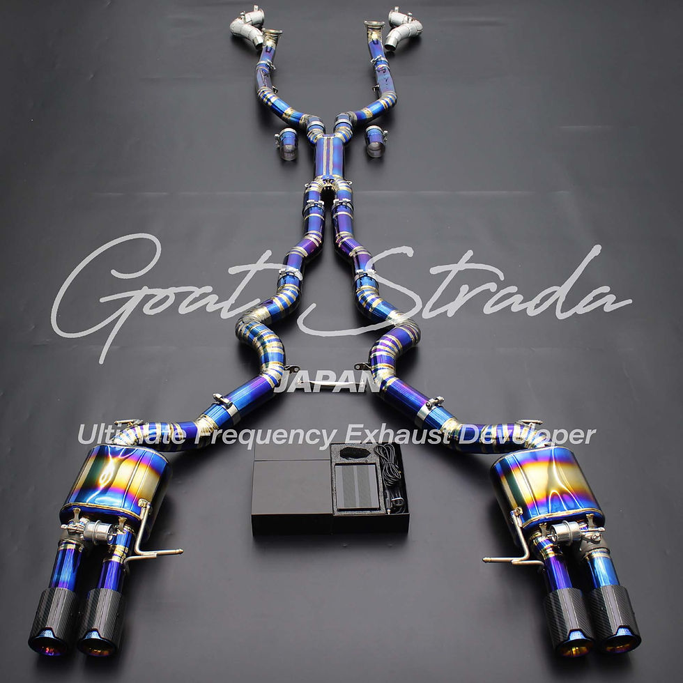 BMW M5/M6 F06 F10 F12 F13Titanium Racing Valved Exhaust system