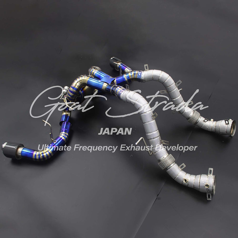 Thumbnail: McLaren 540c/570s/570GT Titanium Valved Rear sport Exhaust system+Down pipes