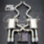 BMW M3 E92 F1 package Axleback Rear Exhaust System